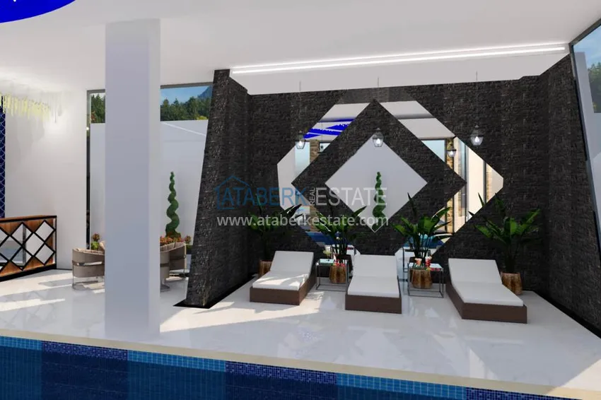 Квартиры в Алании - район Оба от инвестора в строящемся комплексе 20 