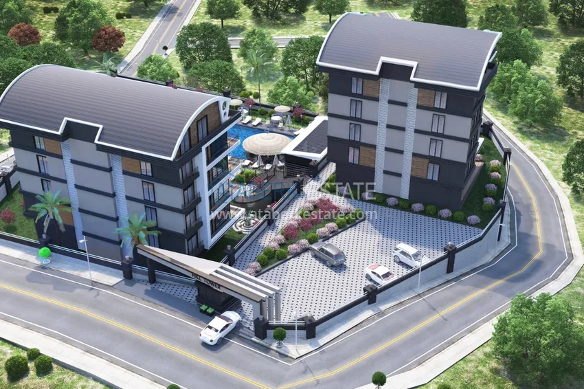 Новый проект жилого комплекса в Алании - район Каргыджак 9 