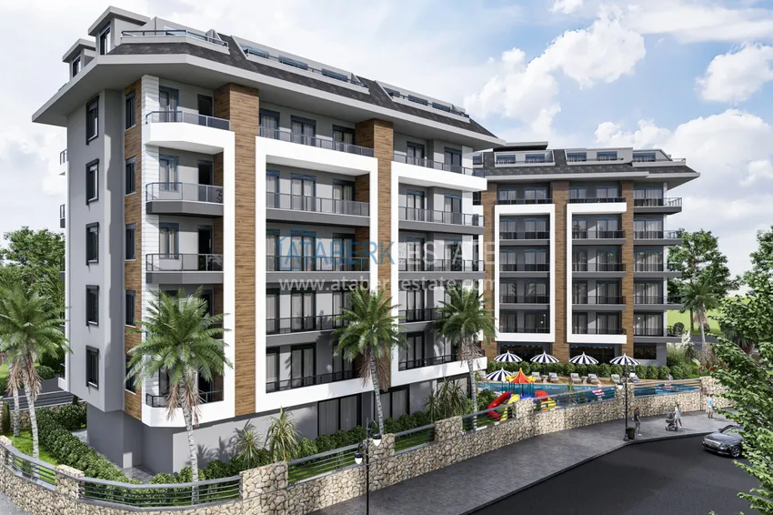 Новый инвестиционный проект жилого комплекса в Алании - район Тосмур 9 