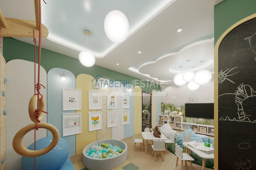 Новый инвестиционный проект жилого комплекса в Алании - район Тосмур 18 