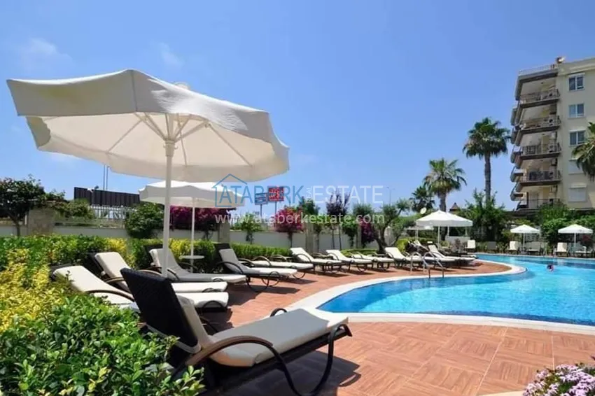 Квартира в Махмутларе с мебелью в комплексе премиум класса, на первой линии 11