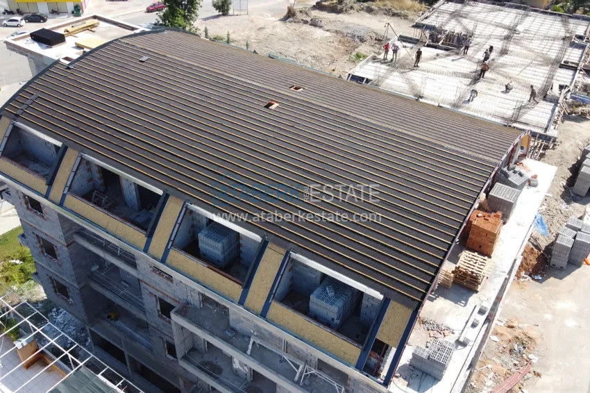 Квартиры и пентхаусы в Алании, район Оба от инвестора с рассрочкой в строящемся комплексе 13 