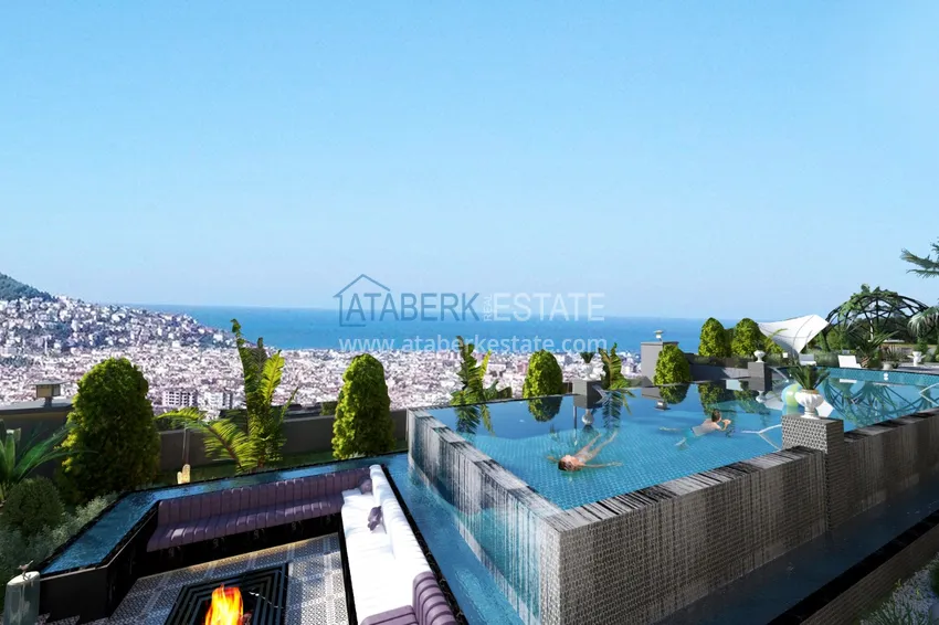 Эксклюзивный проект частной виллы класса-люкс в Алании - Бекташ 8 