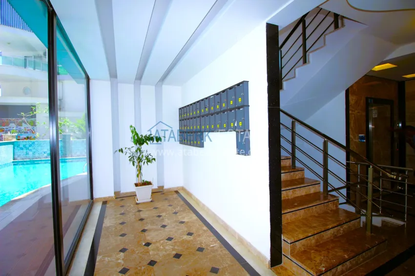 Квартира в Махмутларе меблированная с видом на море с наилучшим месторасположением 9 