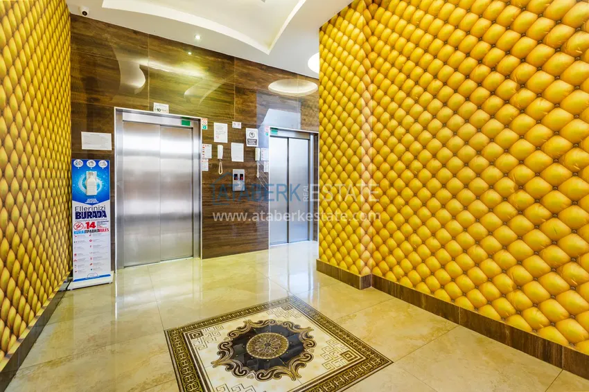 Пентхаус в Махмутларе с мебелью, сауной и видом на море и горы 8