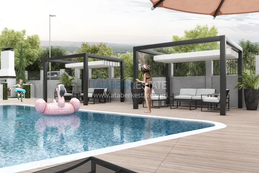 Квартира в Алании – район Оба от инвестора в строящемся комплексе 8 