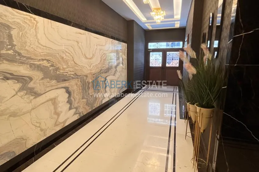 Квартира в Махмутларе с видом на горы в современном жилом комплексе 8 