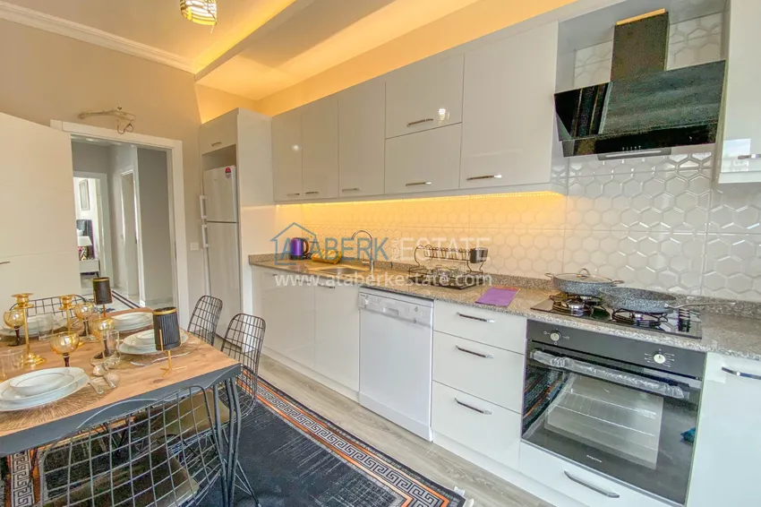 Приобрести Квартира в районе Демирташ со стильным интерьером в новостройке 8 