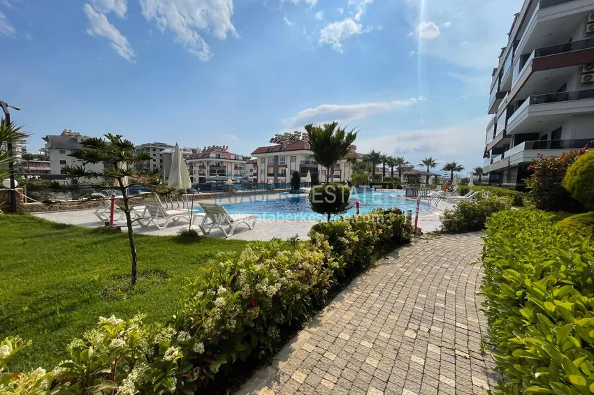 Дуплекс в Алании - район Оба, с отдельной кухней в элитной резиденции  8 