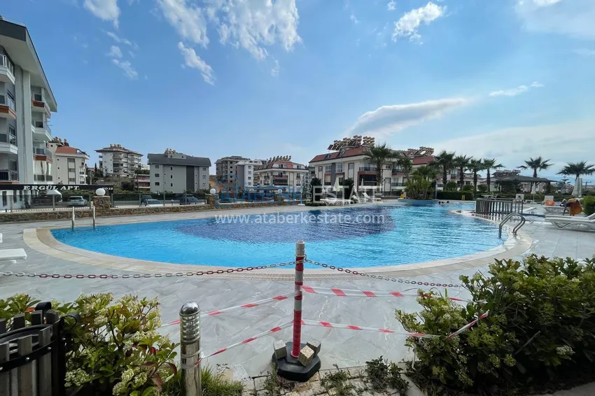 Дуплекс в Алании - район Оба, с отдельной кухней в элитной резиденции  9 