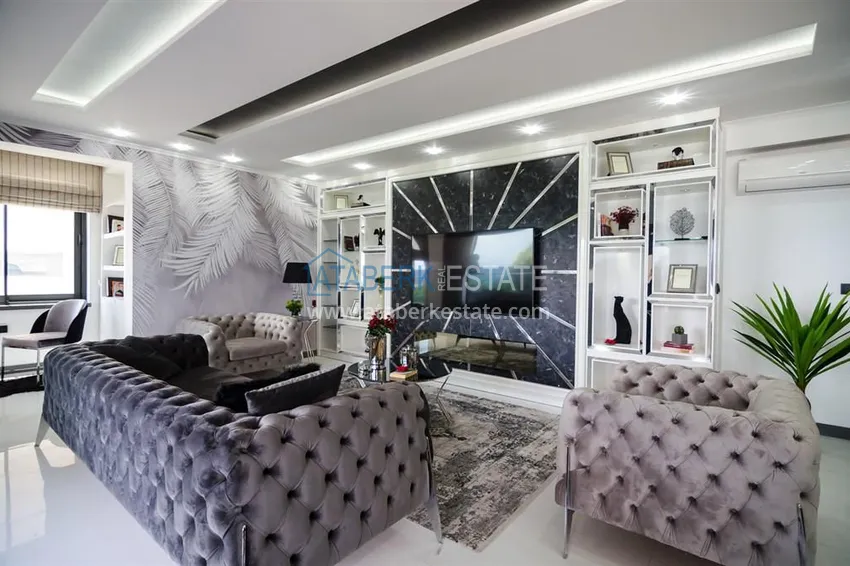 Приобрести Стильная квартира в историческом центре Алании, с дизайнерским интерьером и видом на порт 10 