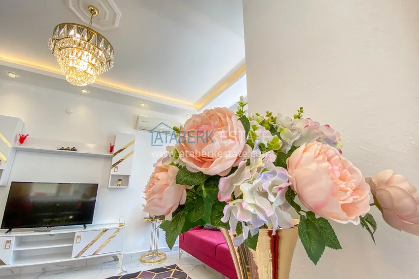 Приобрести Квартира в Махмутларе с мебелью и отдельной кухней, в жилом комплексе с бассейном 9 