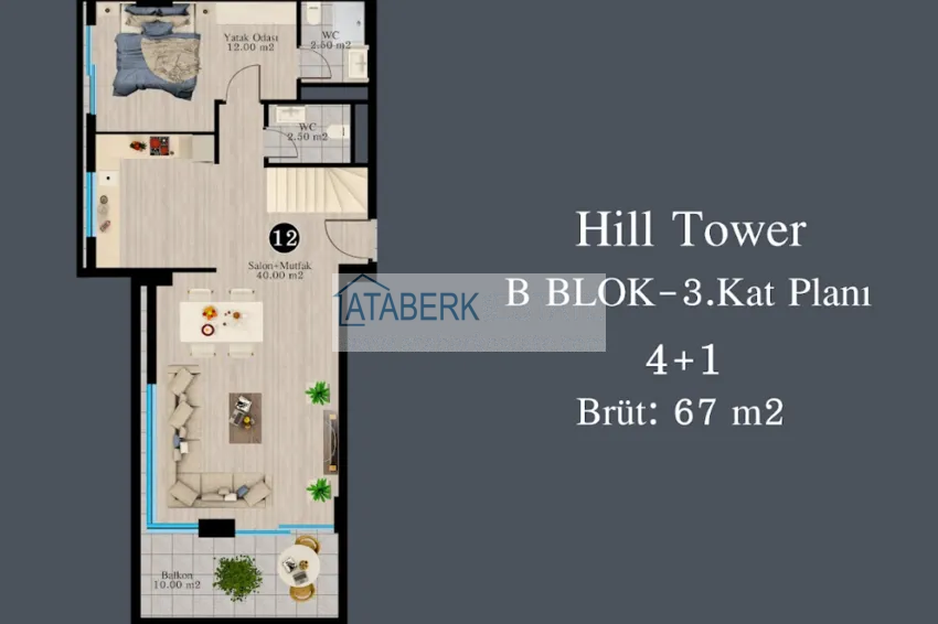 Купить дешево Новый проект жилого комплекса в Алании - район Каргыджак 5 