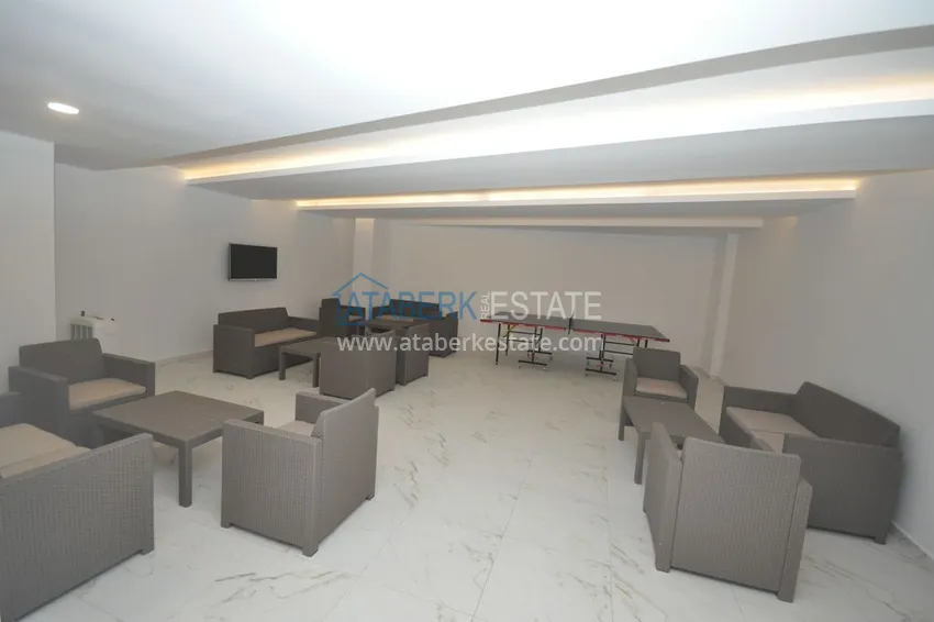 Пентхаус в Махмутларе с мебелью, сауной и видом на море и горы 9