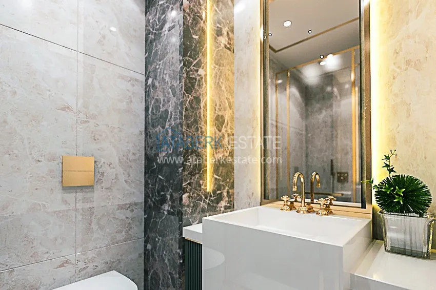 Приобрести Квартира в центре Алании от инвестора, в новом строящемся комплексе 10 