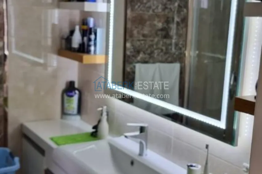 Приобрести Квартира в Махмутларе в благоустроенном жилом комплексе полностью готовая для проживанияи с мебелью с видом на море и горы 9 