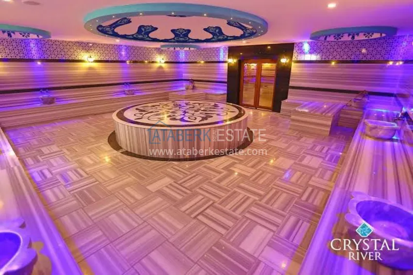 Пентхаус-дуплекс в Оба, меблированный с видом на горы 14 