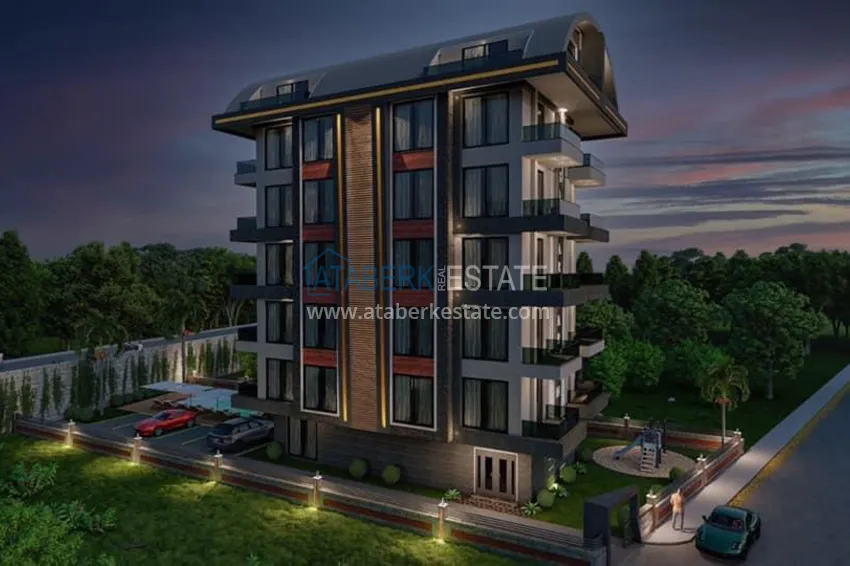 Новый проект жилого комплекса, в лесной зоне района Авсаллар - Алания 9 