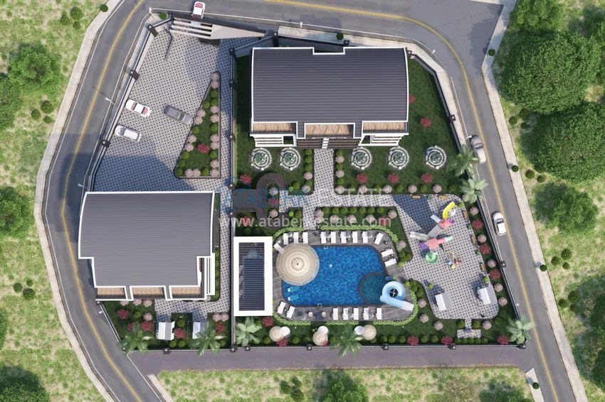 Новый проект жилого комплекса в Алании - район Каргыджак 10 