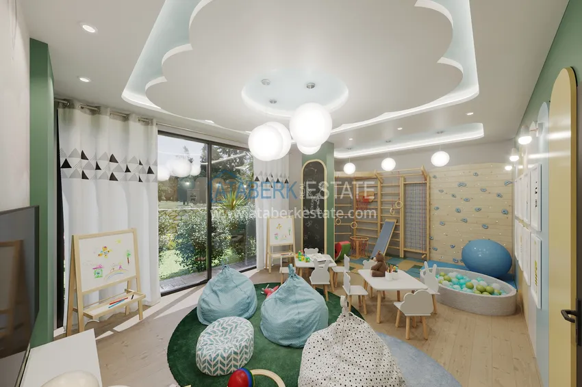 Новый инвестиционный проект жилого комплекса в Алании - район Тосмур 19 