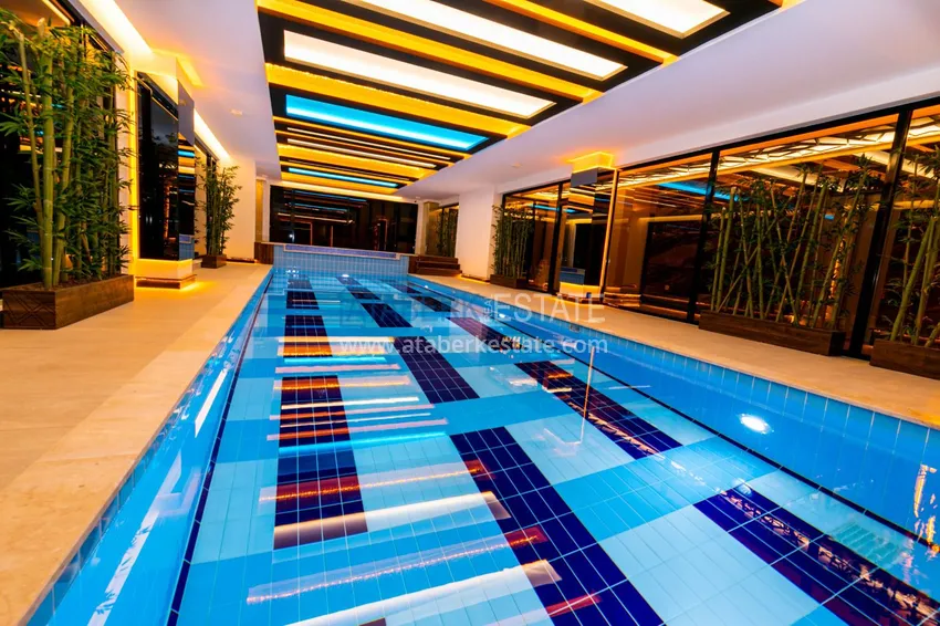 Квартиры в Махмутлар двухкомнатные с мебелью в Luxury комплексе 10 