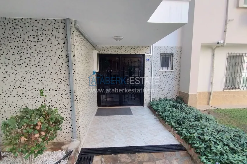 Квартира с мебелью и частичным видом на море в Махмутларе 14 