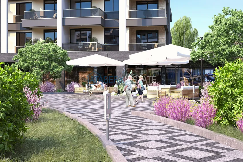 Квартира в районе Оба в жилом комплексе на этапе строительства 13 