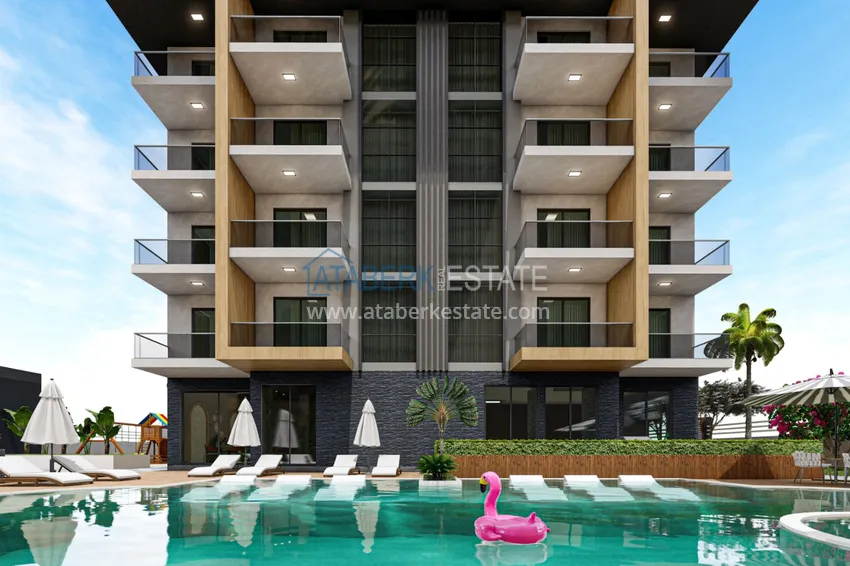 Новый проект комфортабельного жилого комплекса в Алании – район Оба 9