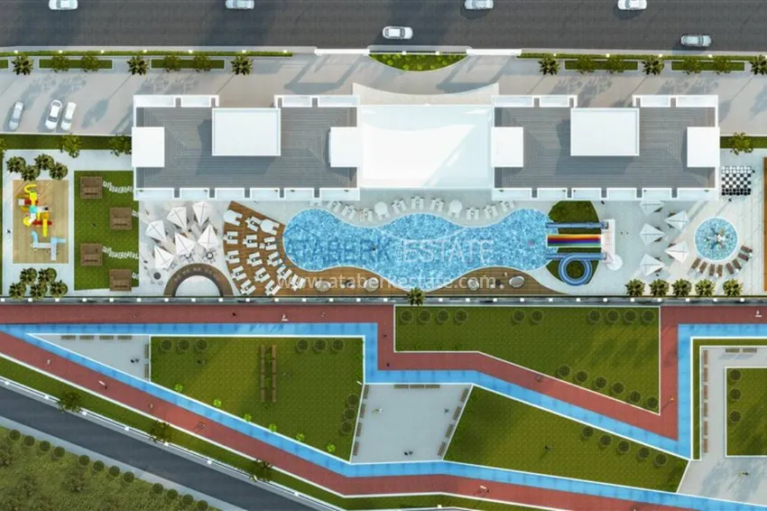 Квартира в районе Авсаллар в новом современном комплексе 8 