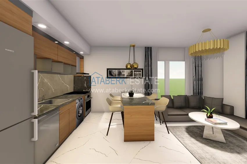 Приобрести Квартиры в Алании - район Оба от инвестора в строящемся комплексе 3 