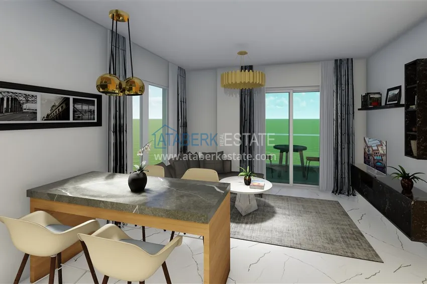 Приобрести Квартиры в Алании - район Оба от инвестора в строящемся комплексе 5 