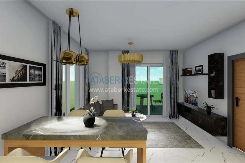 Приобрести Квартиры в Алании - район Оба от инвестора в строящемся комплексе 6 