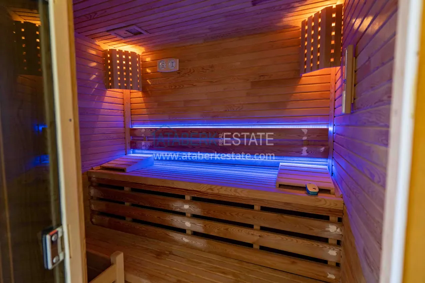 Приобрести Дуплекс меблированный с авторским ремонтом, личной сауной и видом на море  20 