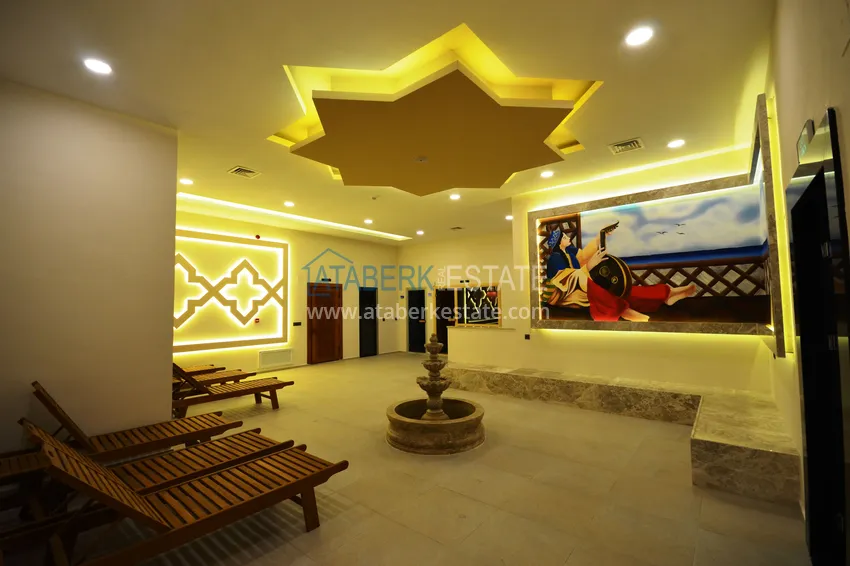 Квартира в Каргыджаке с мебелью и видом на море в элитном комплексе с частным пляжем 34 