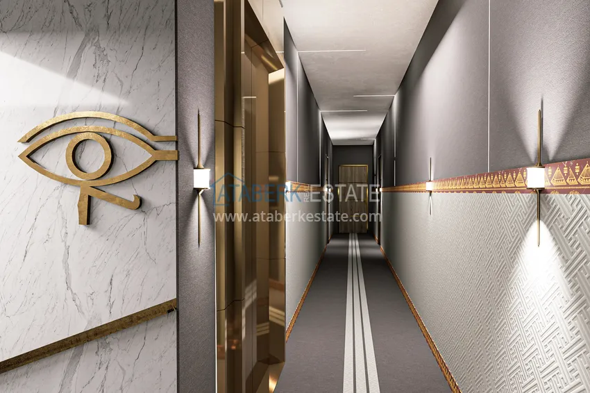 Пентхаус-дуплекс в Алании, район Махмутлар в комплексе на этапе строительства  18 