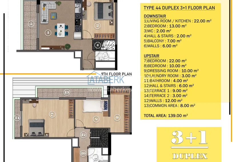 Купить дешево Новый инвестиционно-привлекательный проект в районе Махмутлар 6 