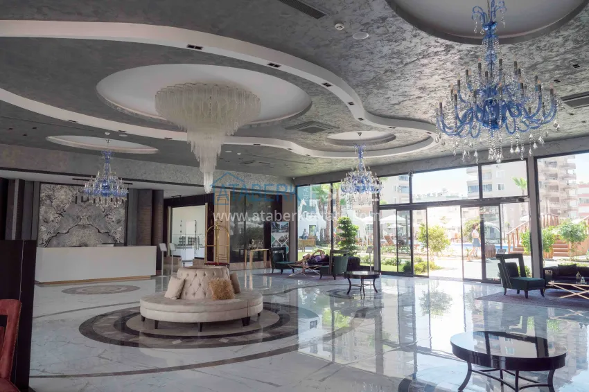 Пентхаус-дуплекс в Махмутларе меблированный с видом на море 20 