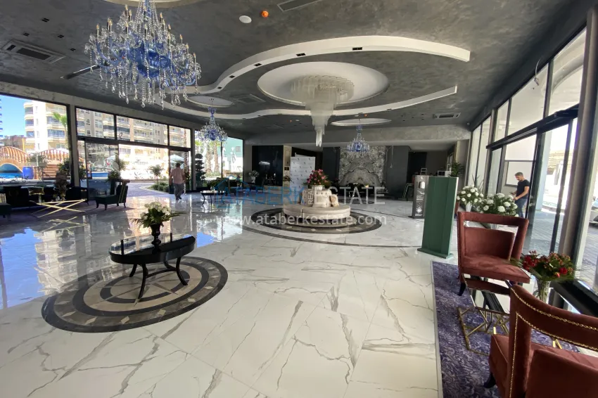 Пентхаус-дуплекс в Махмутларе меблированный с видом на море 21 