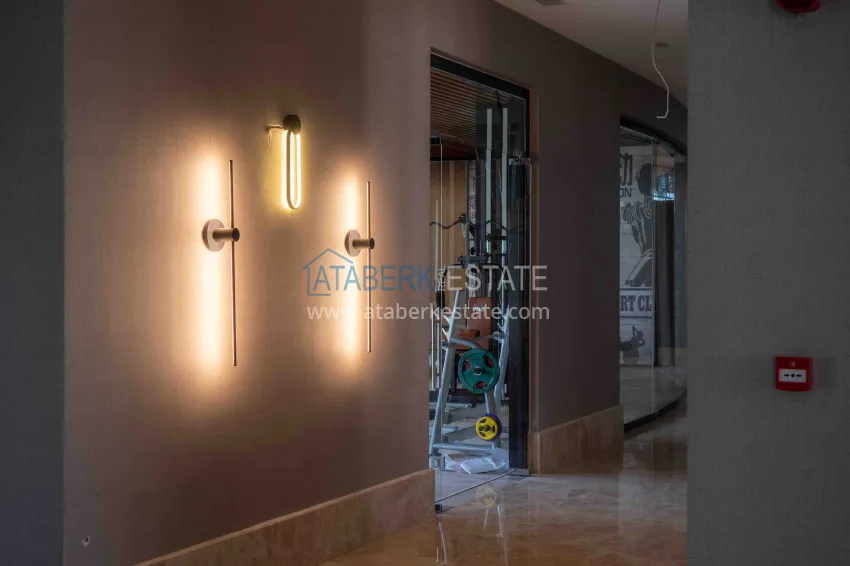 Пентхаус-дуплекс в Махмутларе меблированный с видом на море 23 