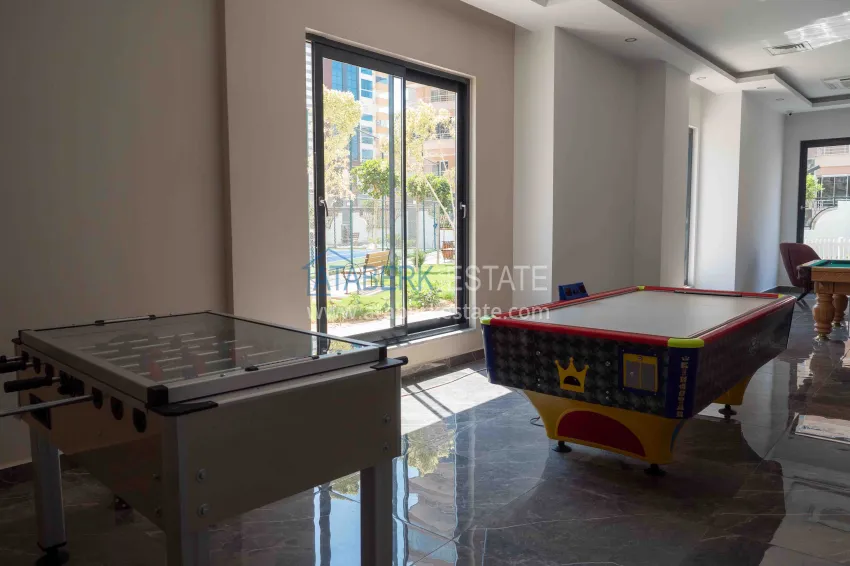 Пентхаус-дуплекс в Махмутларе меблированный с видом на море 34 