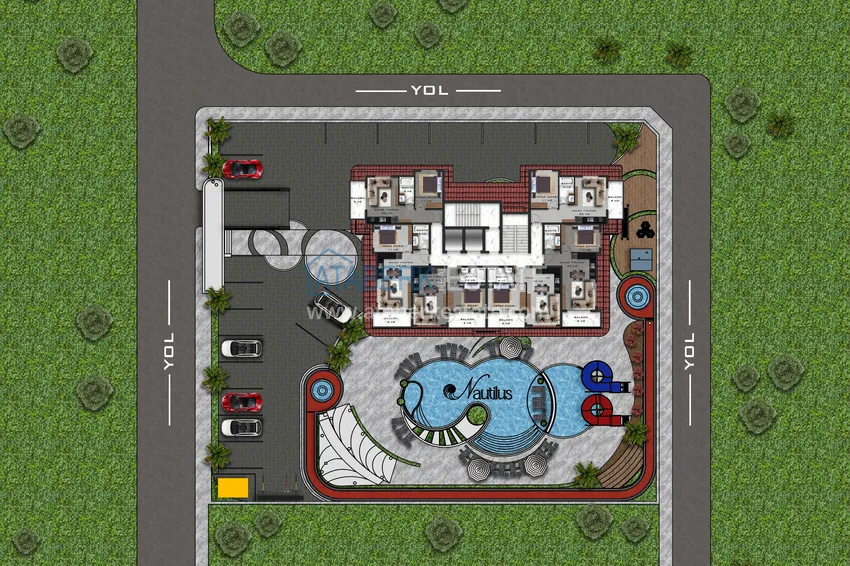 Купить дешево Квартиры и пентхаус от инвестора в районе Демирташ в комплексе на стадии строительства 1 