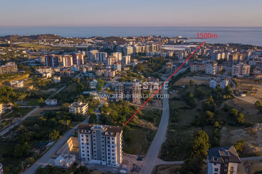 Квартира в Авсалларе, от инвестора в комплексе на заключительном этапе строительства 4 