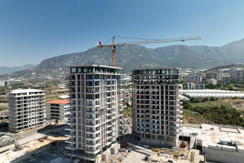 Квартира в Махмутларе от инвестора с мебелью в строящемся комплексе 2 