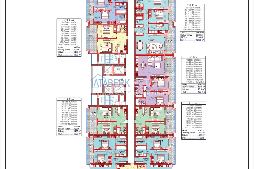 Купить дешево Квартира в Махмутларе от инвестора с мебелью в строящемся комплексе 2 