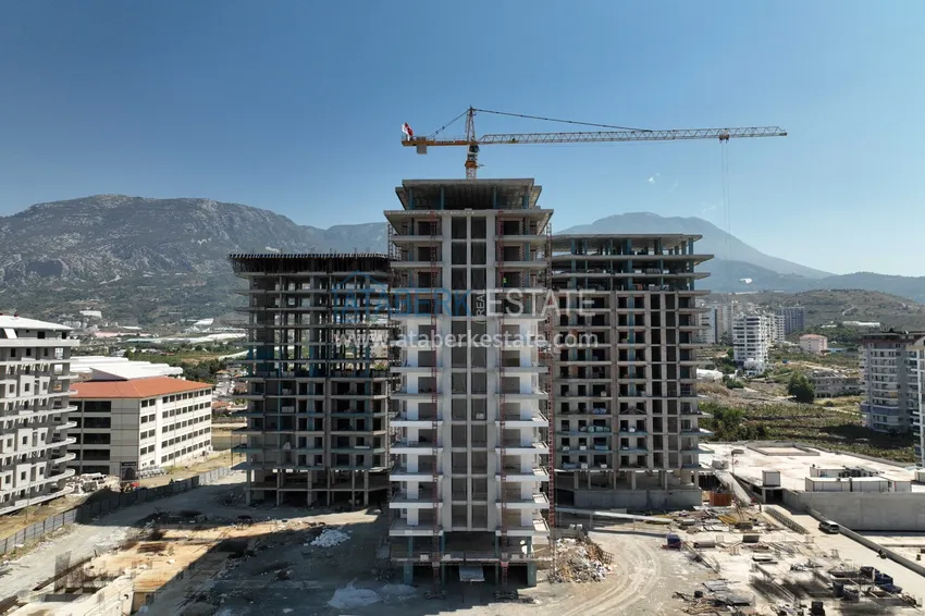 Квартира в Махмутларе от инвестора с мебелью в строящемся комплексе 8 