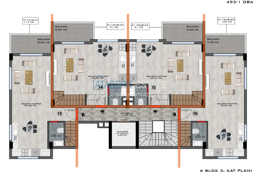 Купить дешево Новый проект комфортабельного жилого комплекса в Алании – район Оба 5