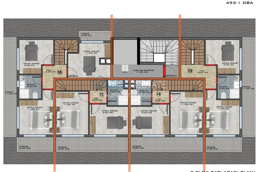 Купить дешево Новый проект комфортабельного жилого комплекса в Алании – район Оба 12