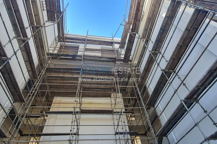 Квартиры в Махмутларе от инвестора в комплексе на завершающем этапе 4 