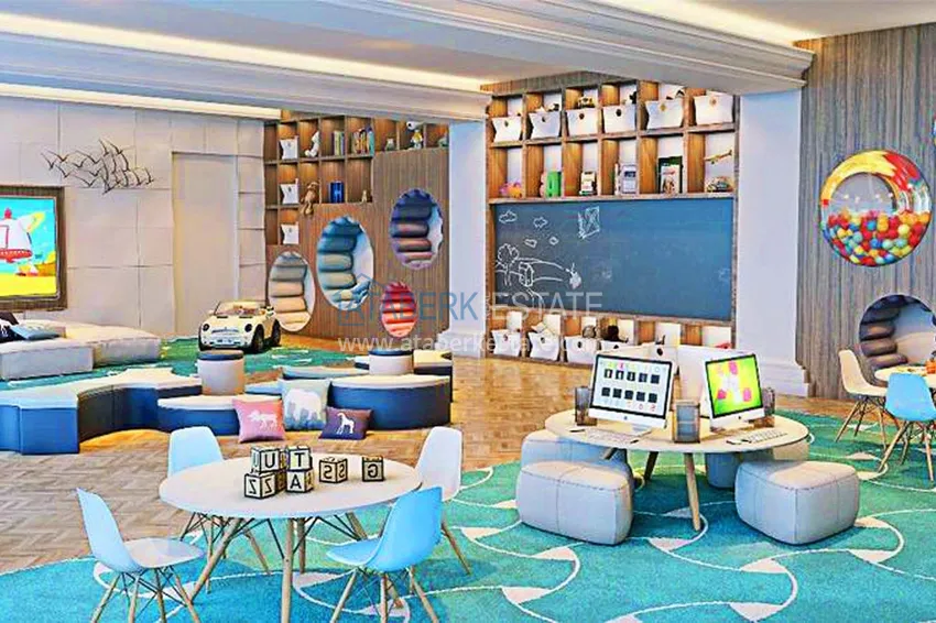 Квартира в центре Алании от инвестора, в новом строящемся комплексе 14 