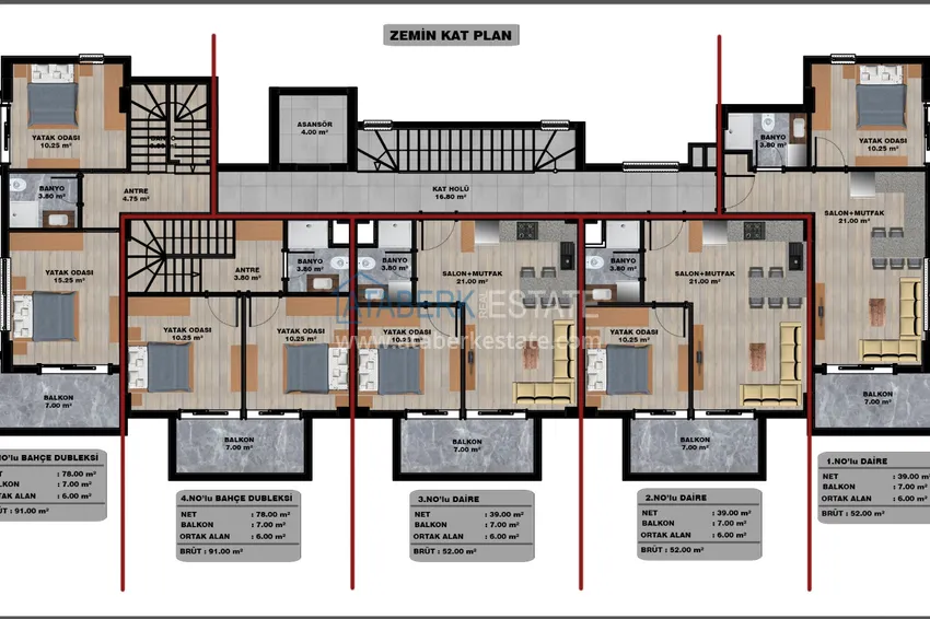 Купить дешево Старт продаж! Квартиры в Алании район Оба – новый проект офф-плана! 2 